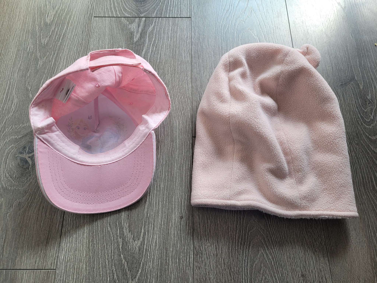 Bundle of 2 Girls' Pink Headwear
