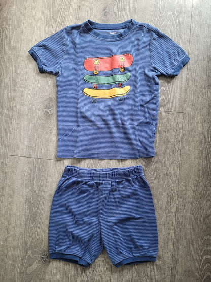 Boys' Pekkle 2-Piece PJ Set - Blue Stripes, Kids 8