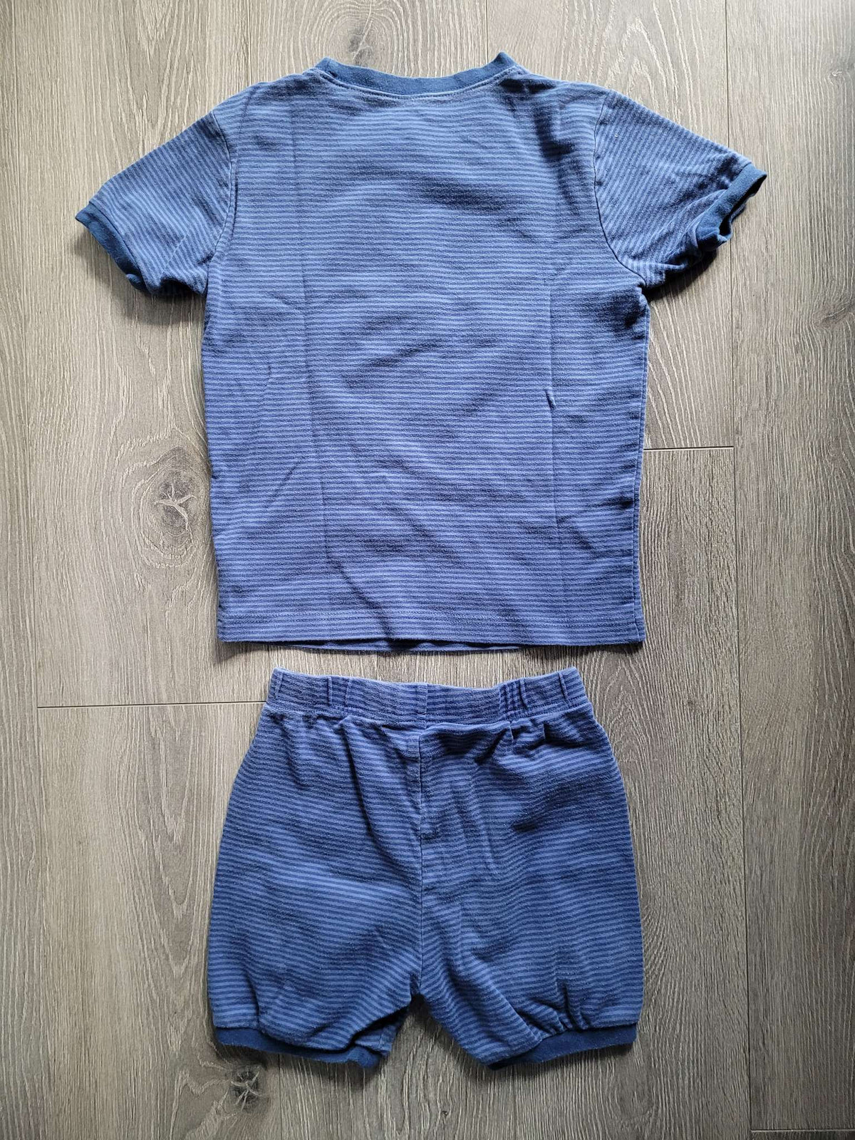 Boys' Pekkle 2-Piece PJ Set - Blue Stripes, Kids 8