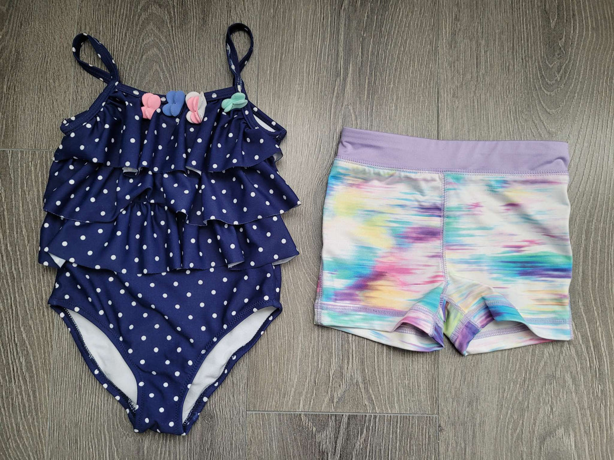 Toddler Girls' Bathing Suit & Active Shorts, Kids 3T
