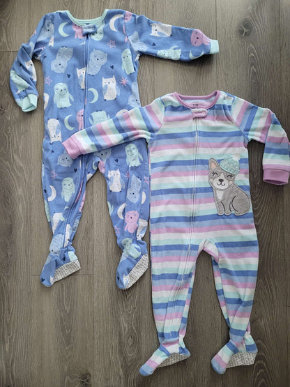 Toddler Girls' Bundle of 2 Carter's Sleepers, Kids 3T