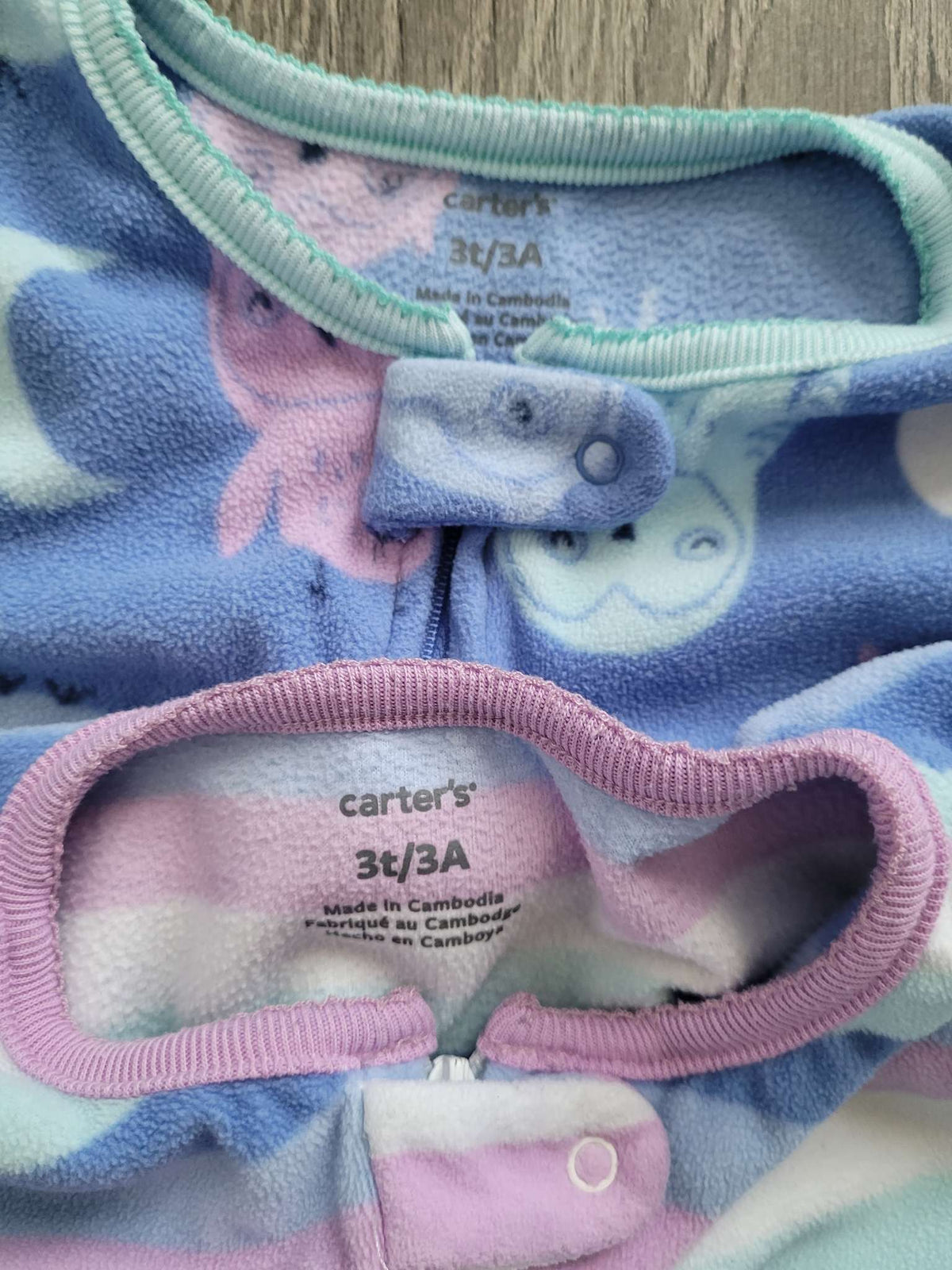 Toddler Girls' Bundle of 2 Carter's Sleepers, Kids 3T