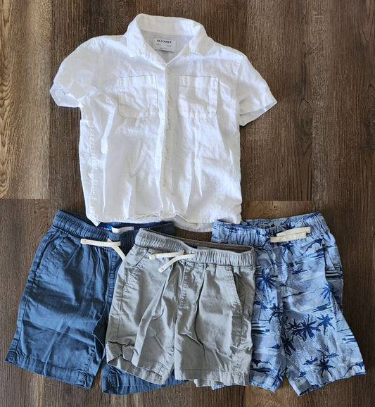 Boys Shorts and Shirt , Kids 6/6X (extra small)