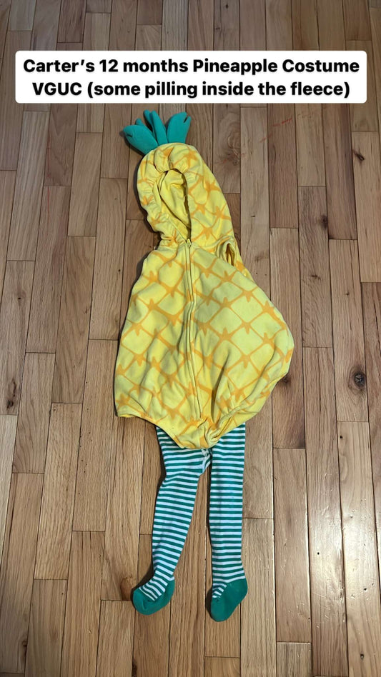 12 months Pineapple Costume, Kids 12 Month (9-12M)