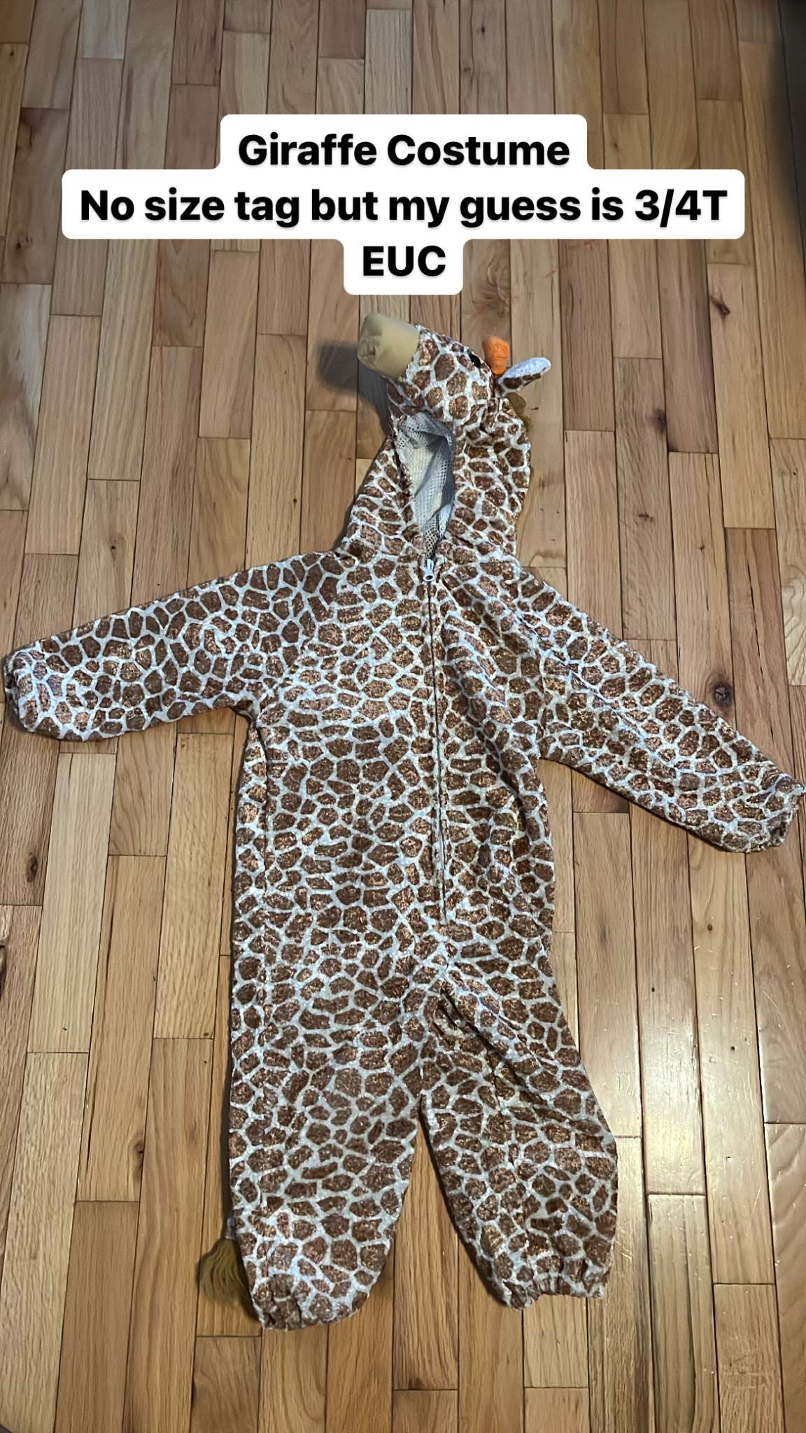 3/4T Giraffe Costume, Kids 3T