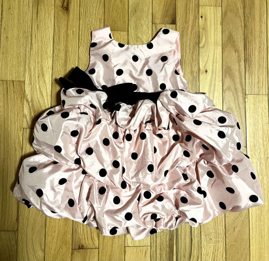 2-3T Pink Polka Dot Dress, Kids 2T