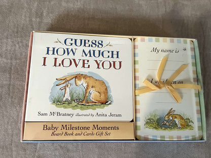 Guess How Much I Love You Book and Milestone Cards. MSRP $26.99