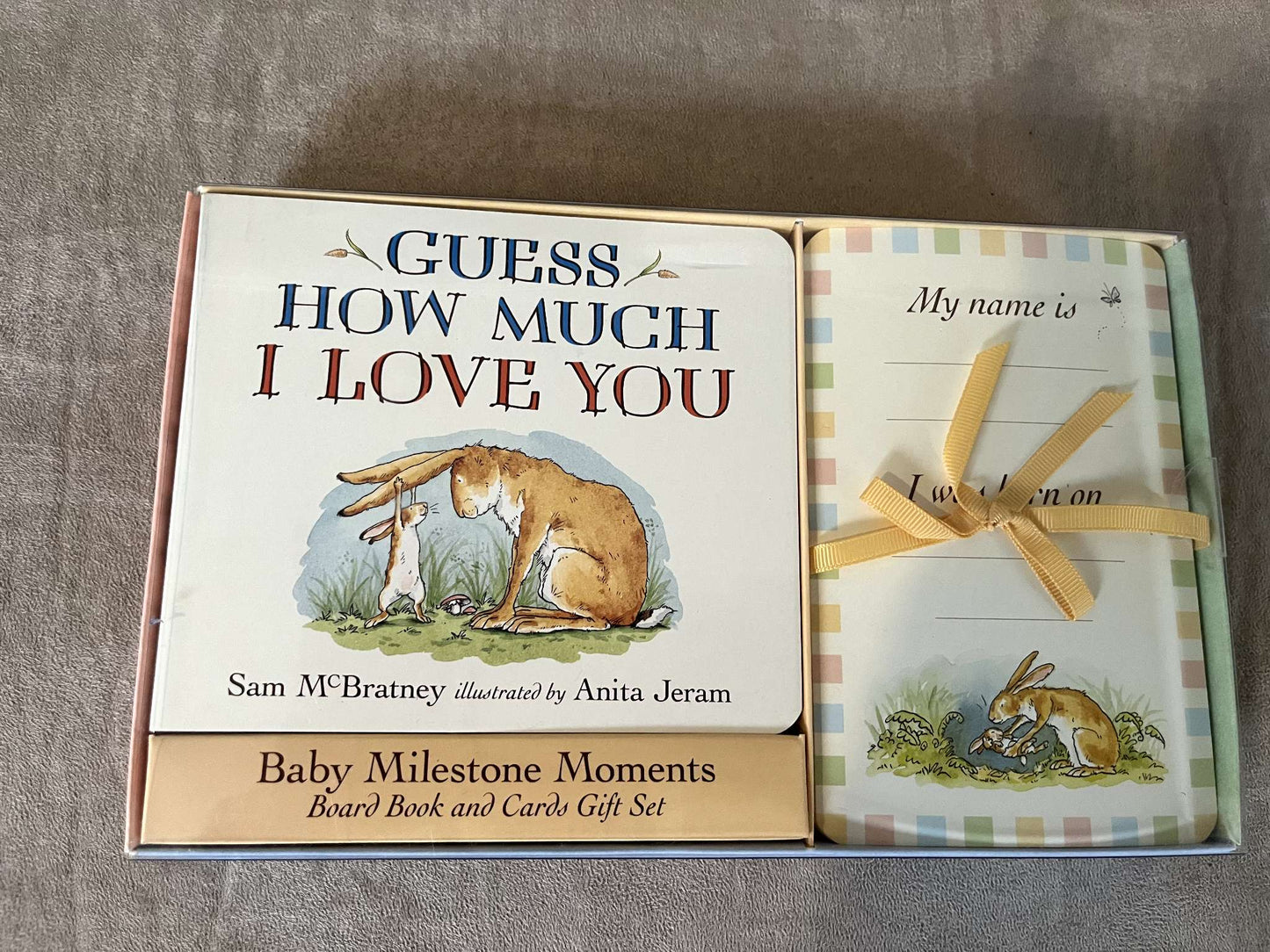 Guess How Much I Love You Book and Milestone Cards. MSRP $26.99