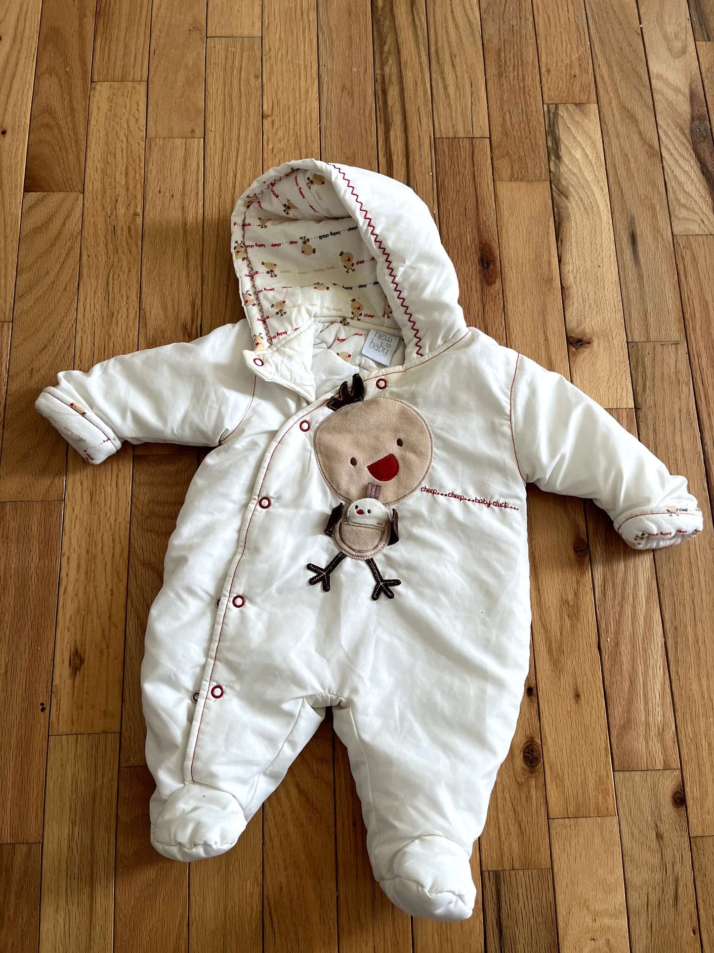 0-3 month Bunting Suit, Kids 3 Month (0-3M)