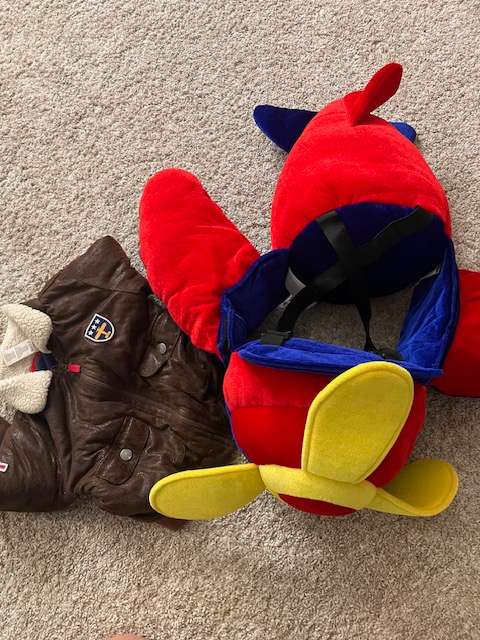 Airplane Halloween costume size 3, Kids 3T