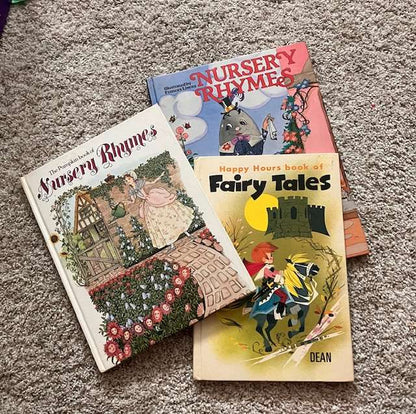 Vintage fairytale books (3)