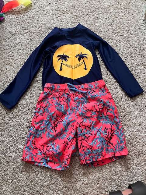 Size 4 swimset, Kids 4/4T