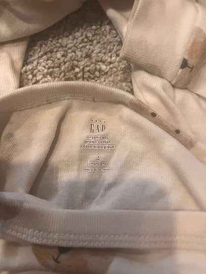 Animal print pyjamas (size 4) x2, Kids 4/4T