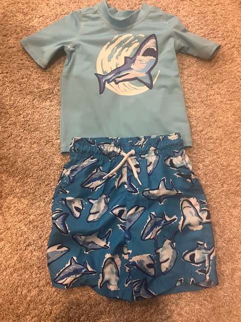 Size 4 swim set, Kids 4/4T