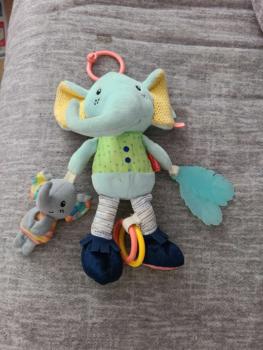Elephant hanging baby toy