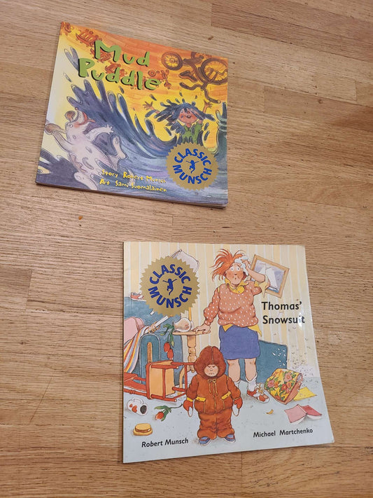Soft cover Robert munsch books.. 2 pcs