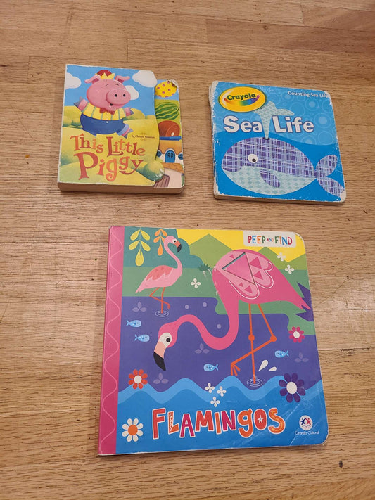 Board books 3 pcs
