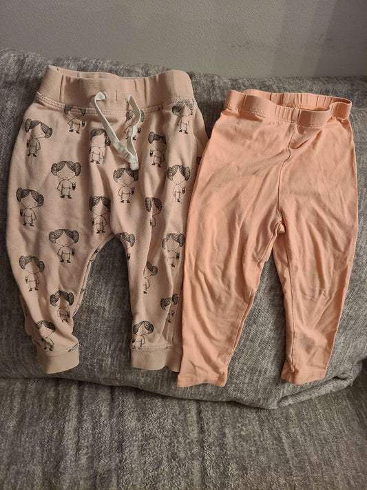 18 month pink girl pants 2 pcs, Kids 18 Month (12-18M)