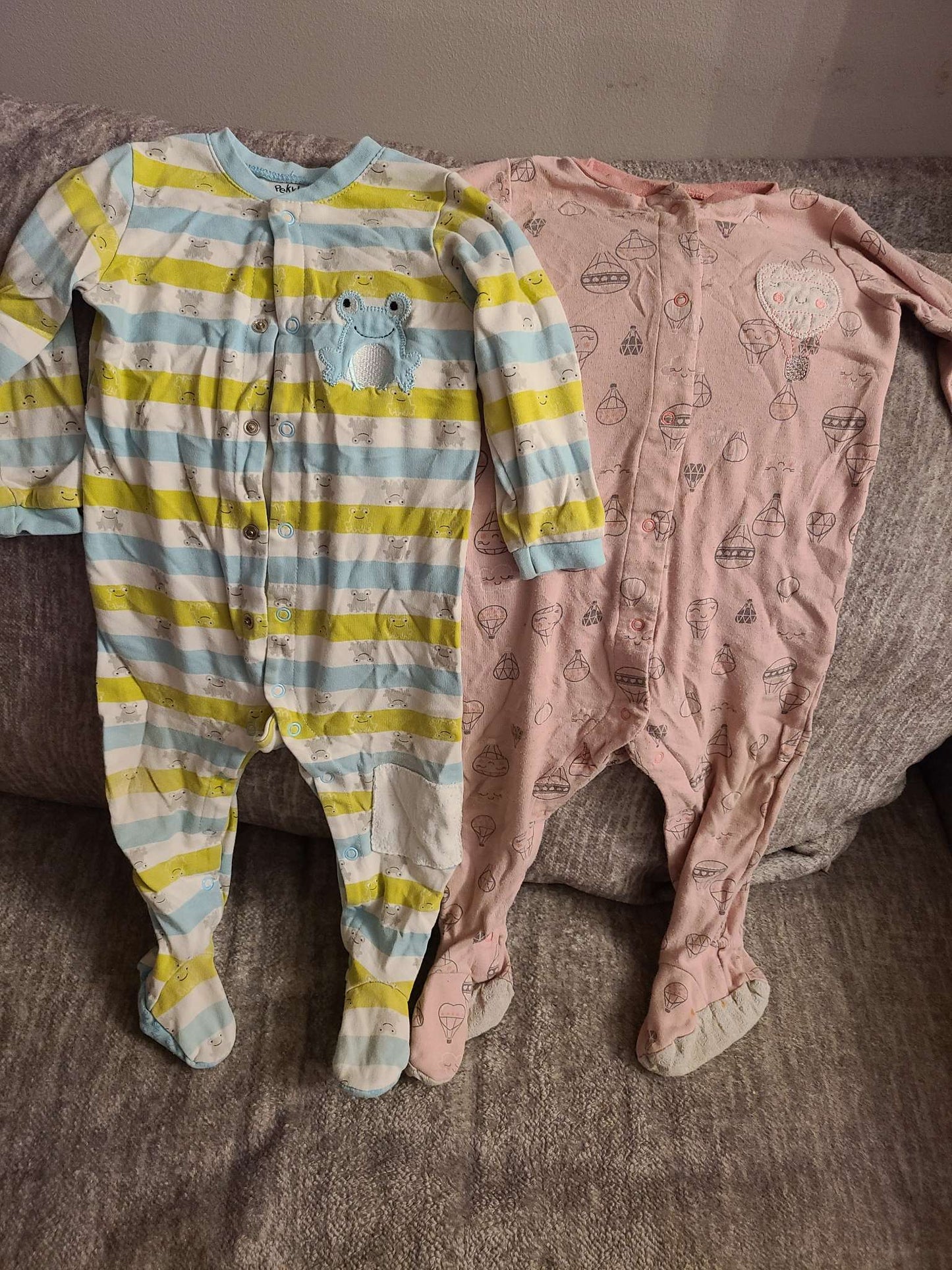 Pekkle 18 month button up sleepers, Kids 18 Month (12-18M)