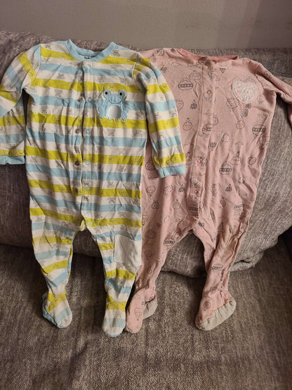Pekkle 18 month button up sleepers, Kids 18 Month (12-18M)