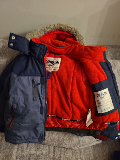 Carters 2T boys winter coat with pants, hat and neck warmer retails 140, Kids 2T