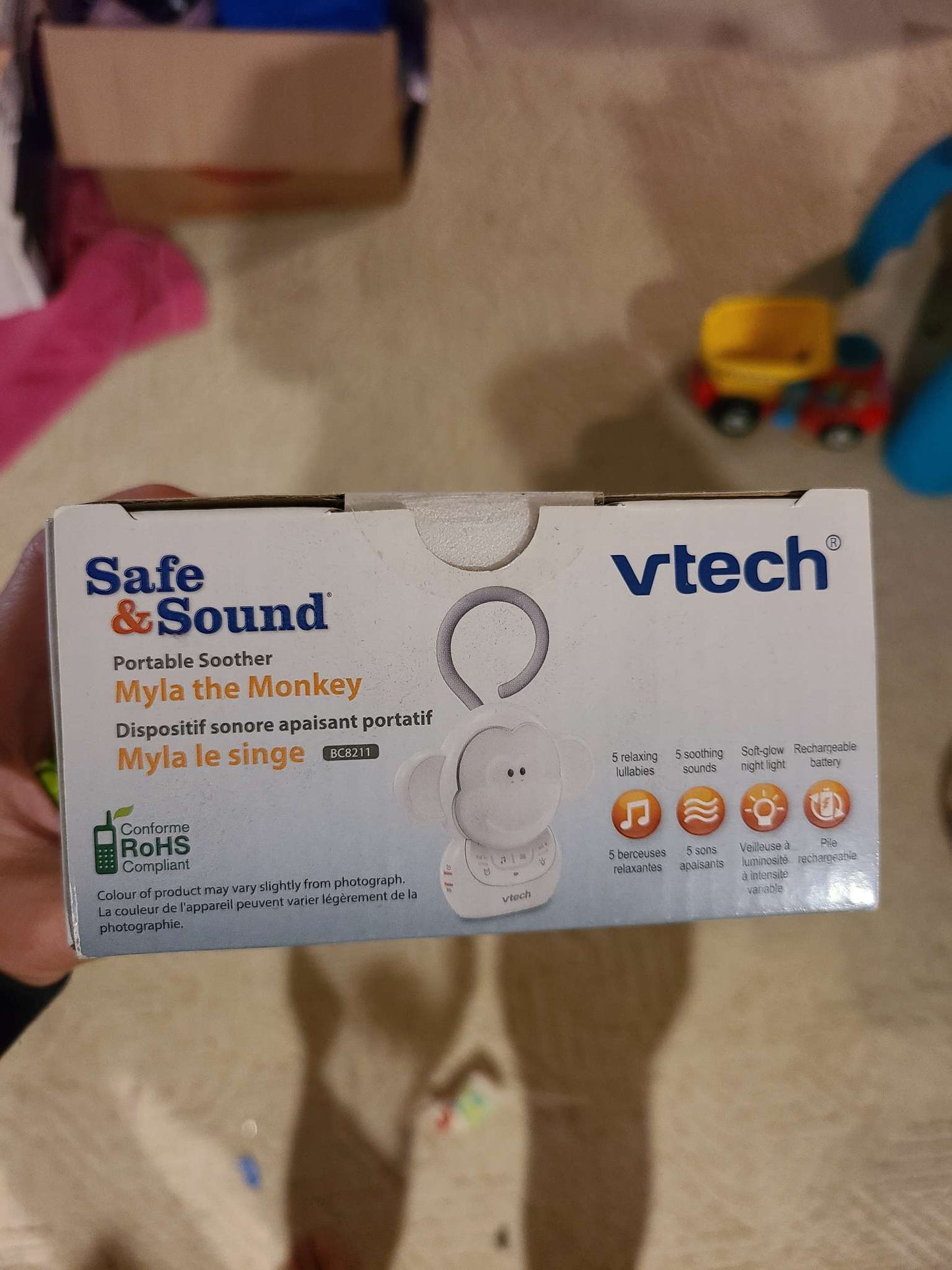 Vtech safe and sound portable sound machine new