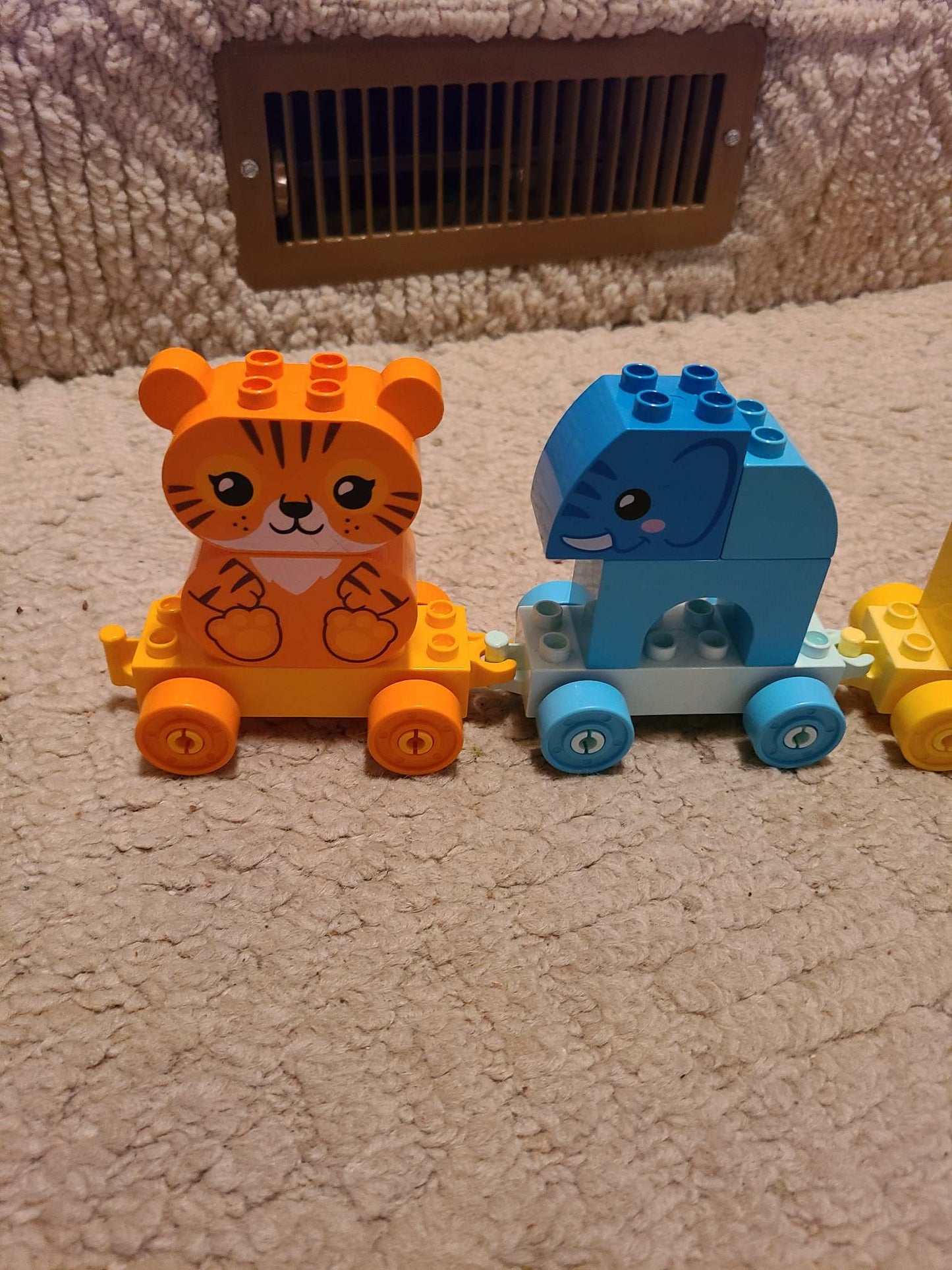 Duplo Lego train set with animals