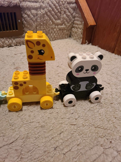 Duplo Lego train set with animals