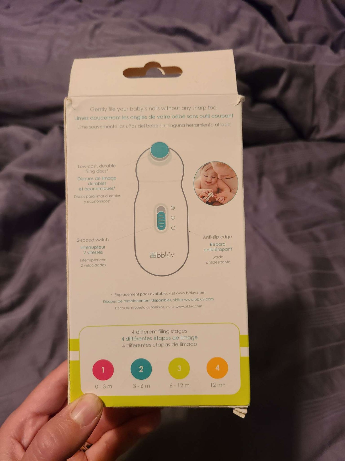 Bbluv Trimo electric nail trimmer