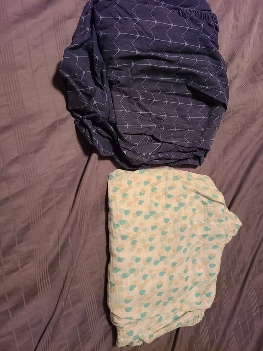 2 crib sheets toddler or crib bed