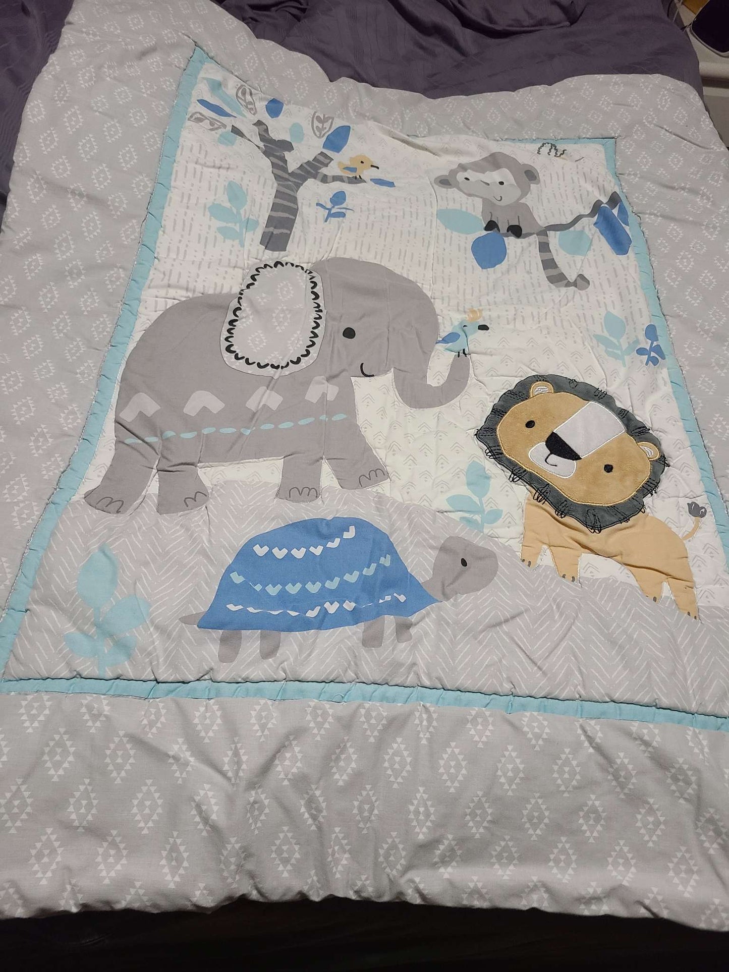 Bedtime organics crib blanket set