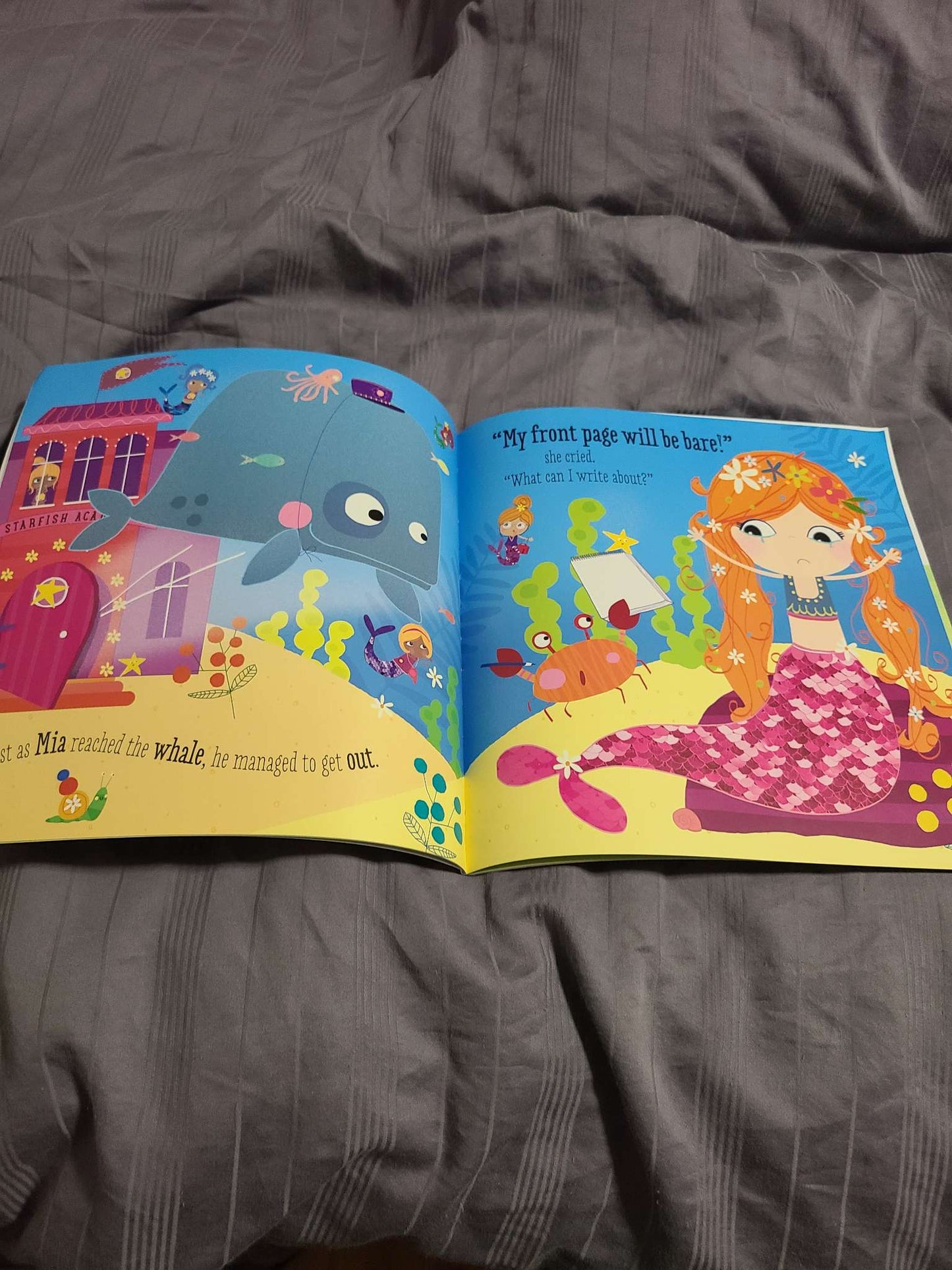 Paperback books ( mermaid and apple fairy)