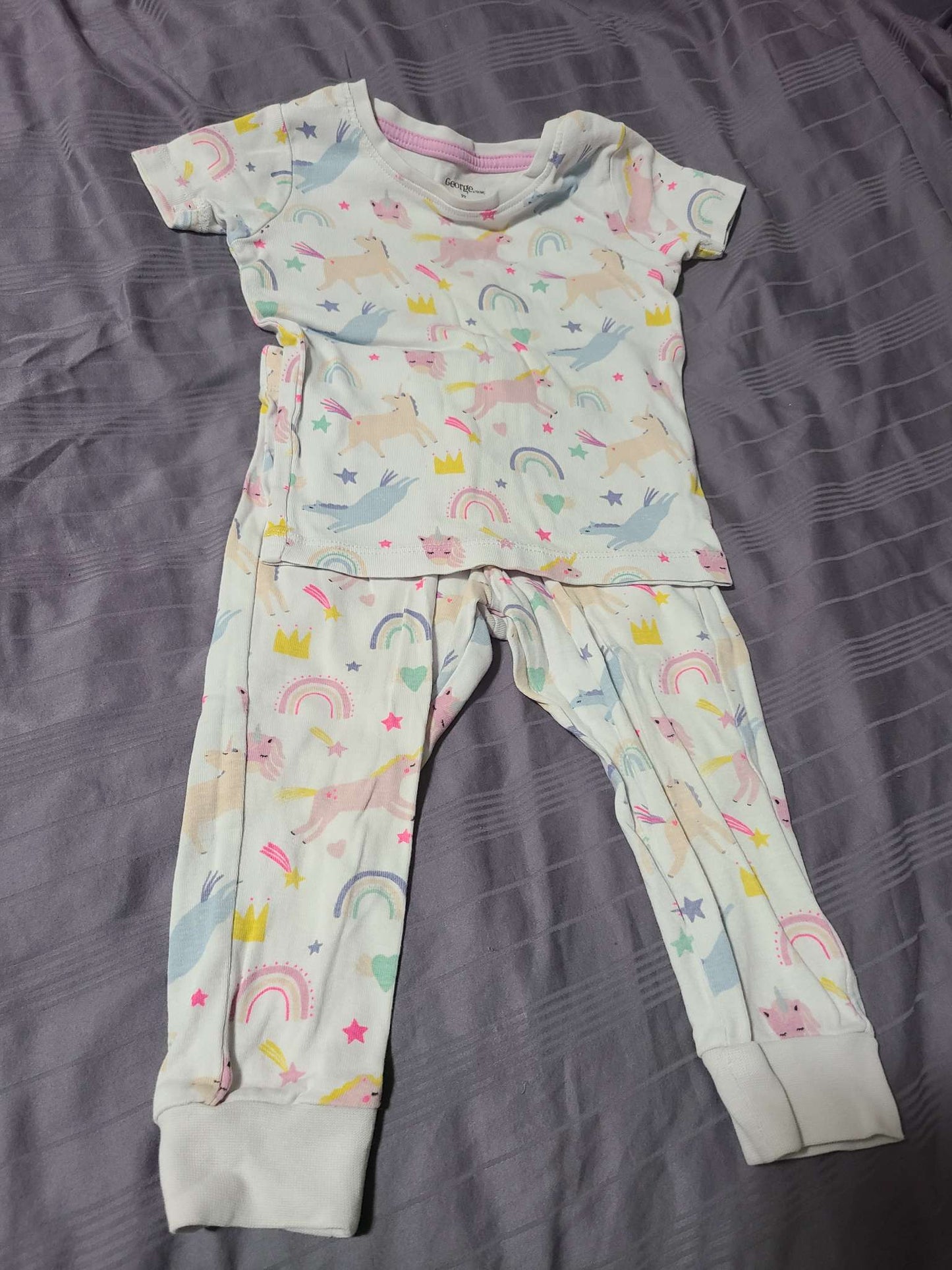 2T pajama short sleeve sets, Kids 2T