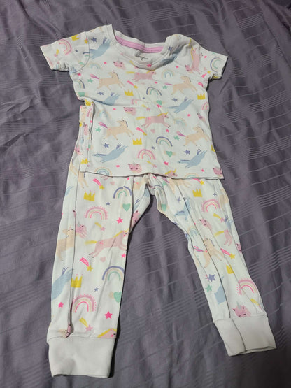 2T pajama short sleeve sets, Kids 2T