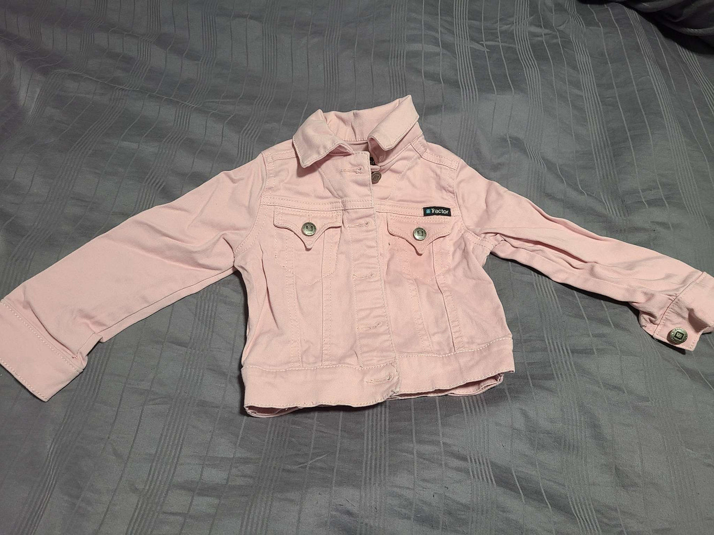 Tractor 2T pink Jean jacket , Kids 2T
