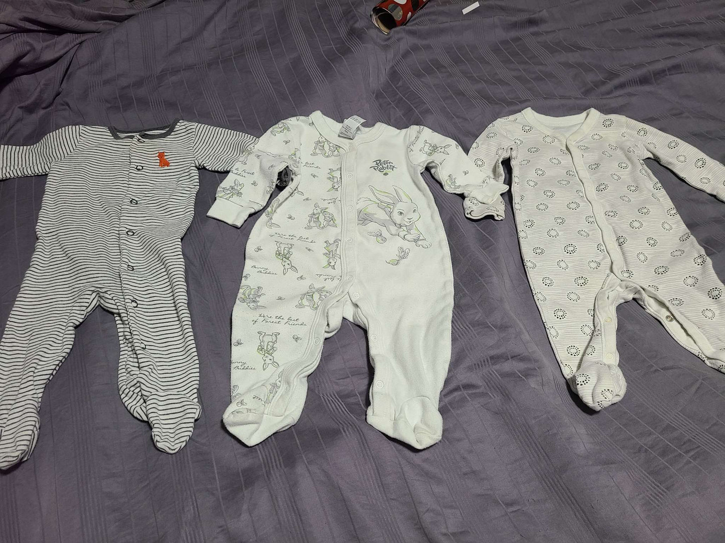 3 to 6 month button up sleepers , Kids 6 Month (3-6M)