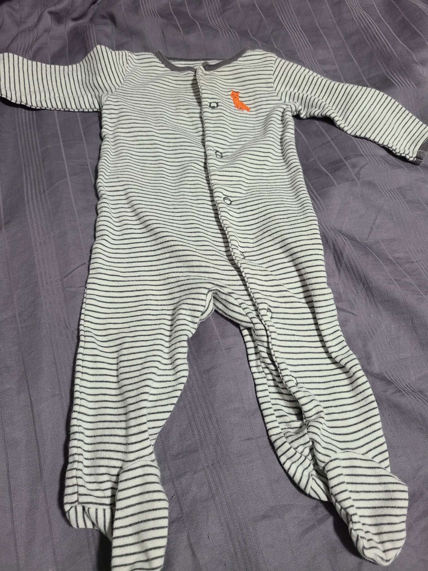 3 to 6 month button up sleepers , Kids 6 Month (3-6M)