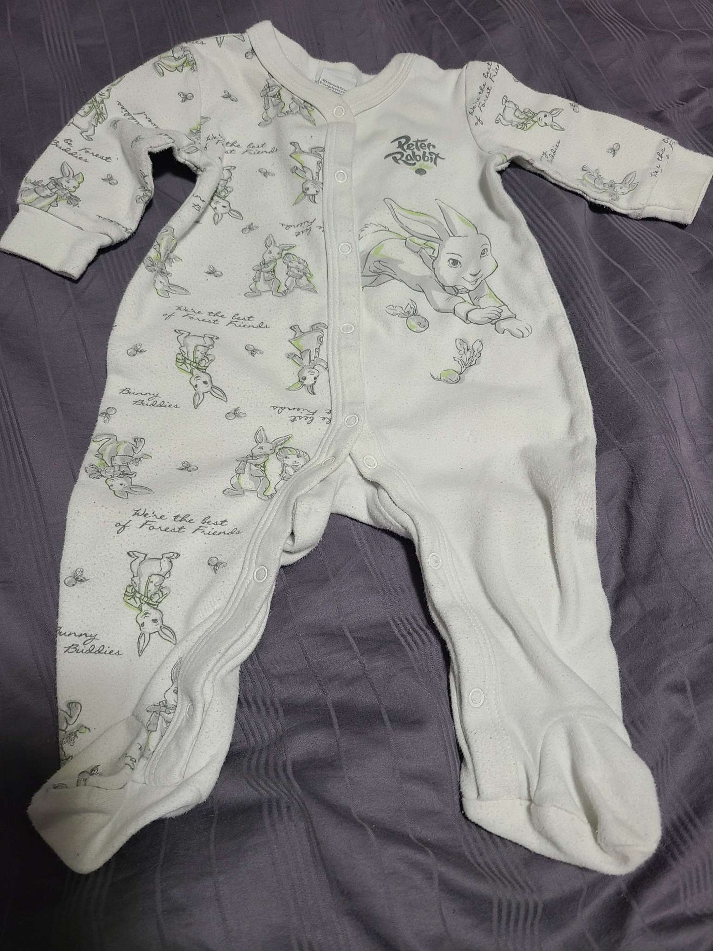 3 to 6 month button up sleepers , Kids 6 Month (3-6M)