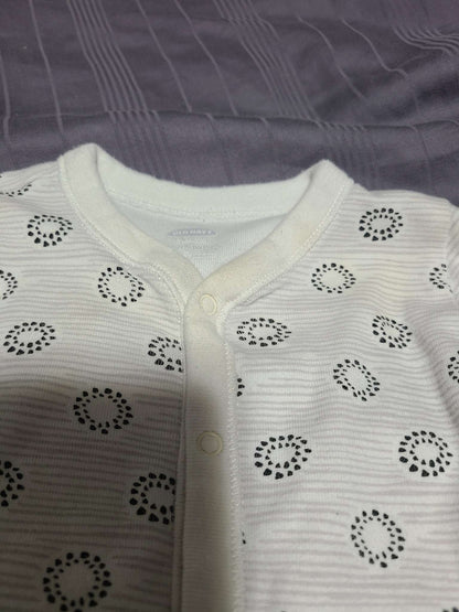 3 to 6 month button up sleepers , Kids 6 Month (3-6M)