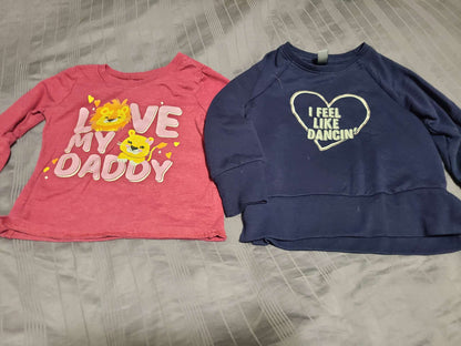 2T long sleeve shirts girls , Kids 2T