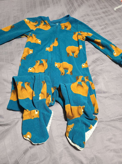 Carter's 5T footed pajama fleece , Kids 5/5T