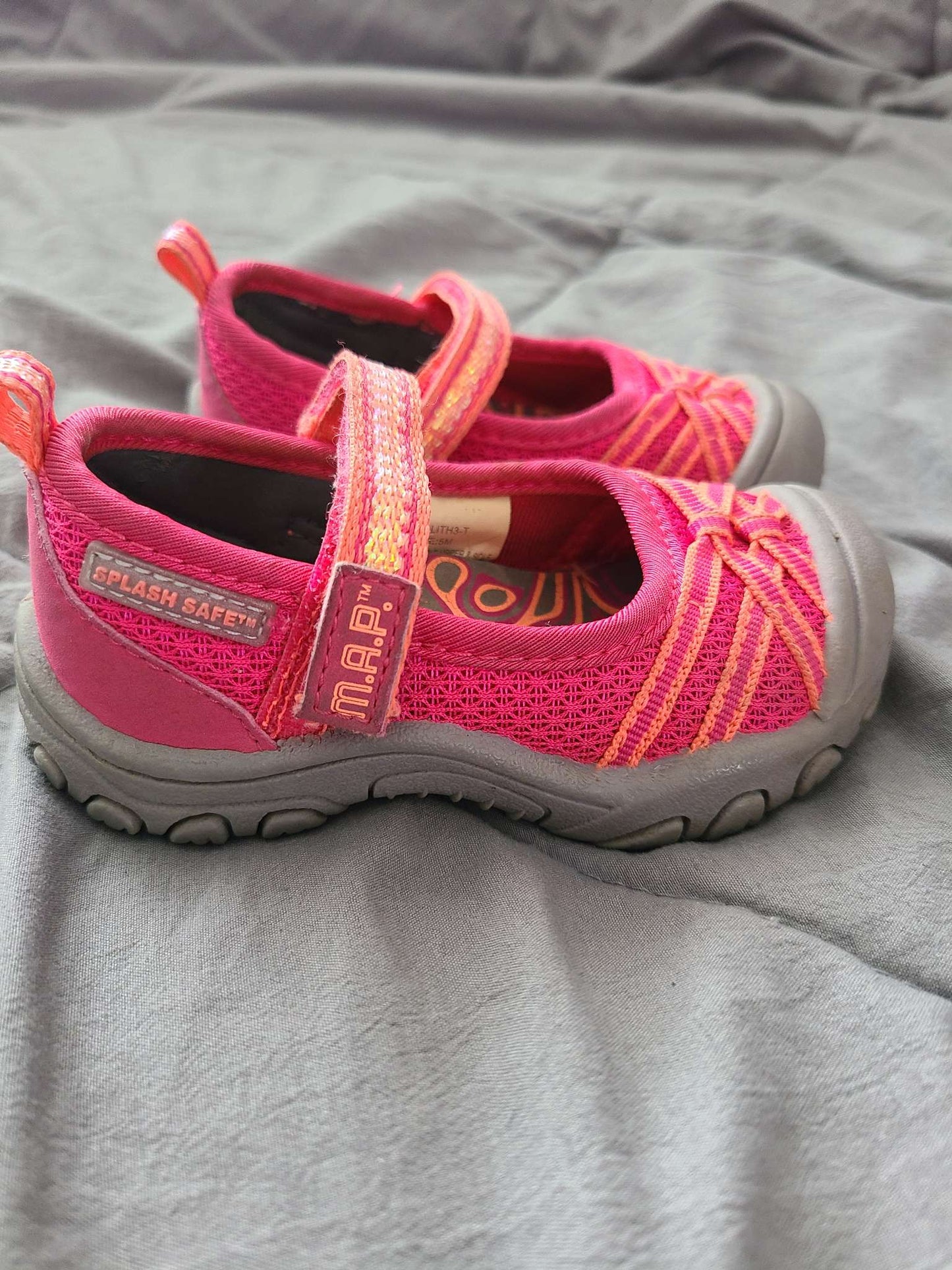 M.a.p. size 5 pink slippers, Shoes 5 (Walkers:12-24 mth)