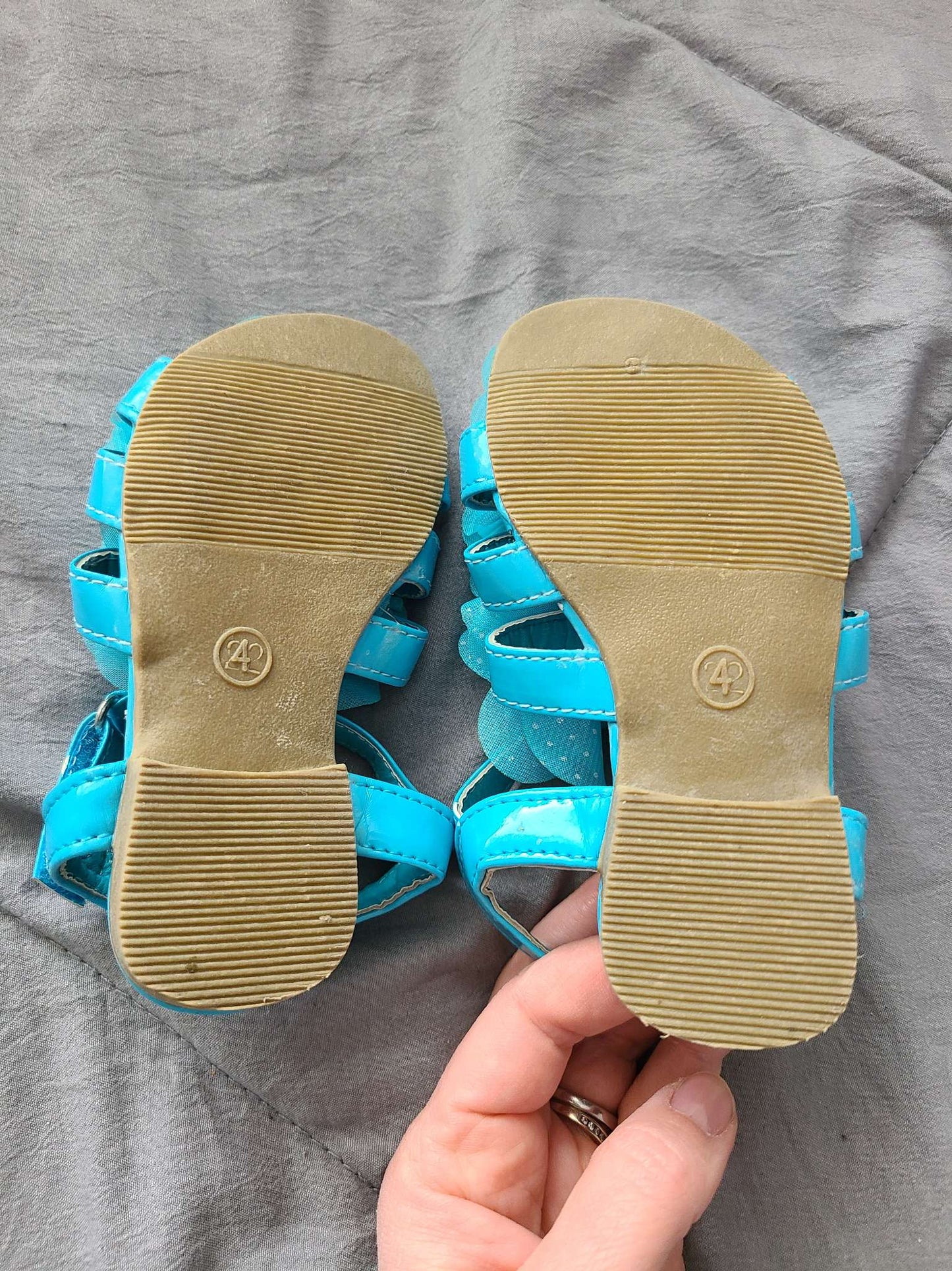 Easy USA size 4 blue sandals , Shoes 4 (Baby: 0-12 mth)