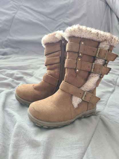 George Size 6 brown boots , Shoes 6 (Walkers:12-24 mth)