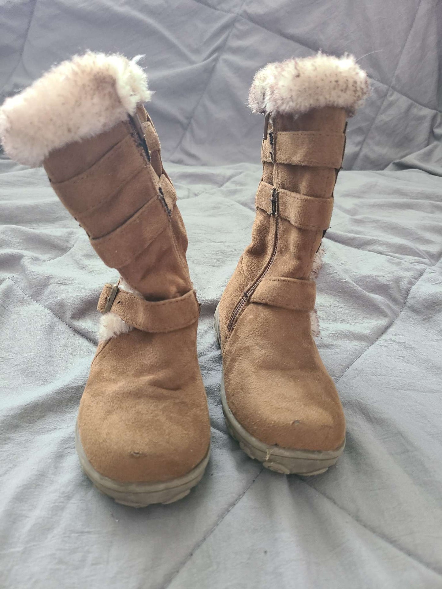 George Size 6 brown boots , Shoes 6 (Walkers:12-24 mth)