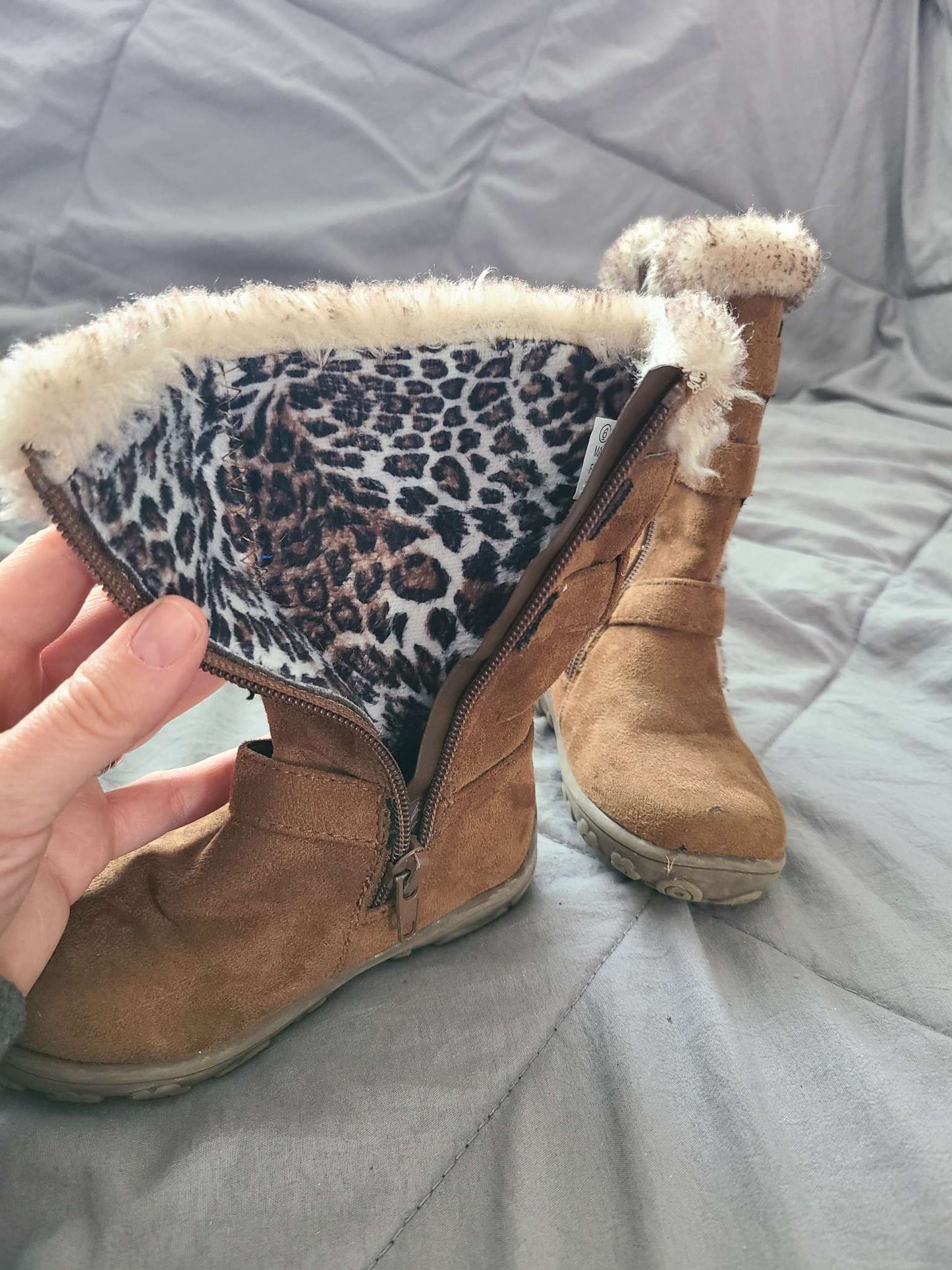 George Size 6 brown boots , Shoes 6 (Walkers:12-24 mth)