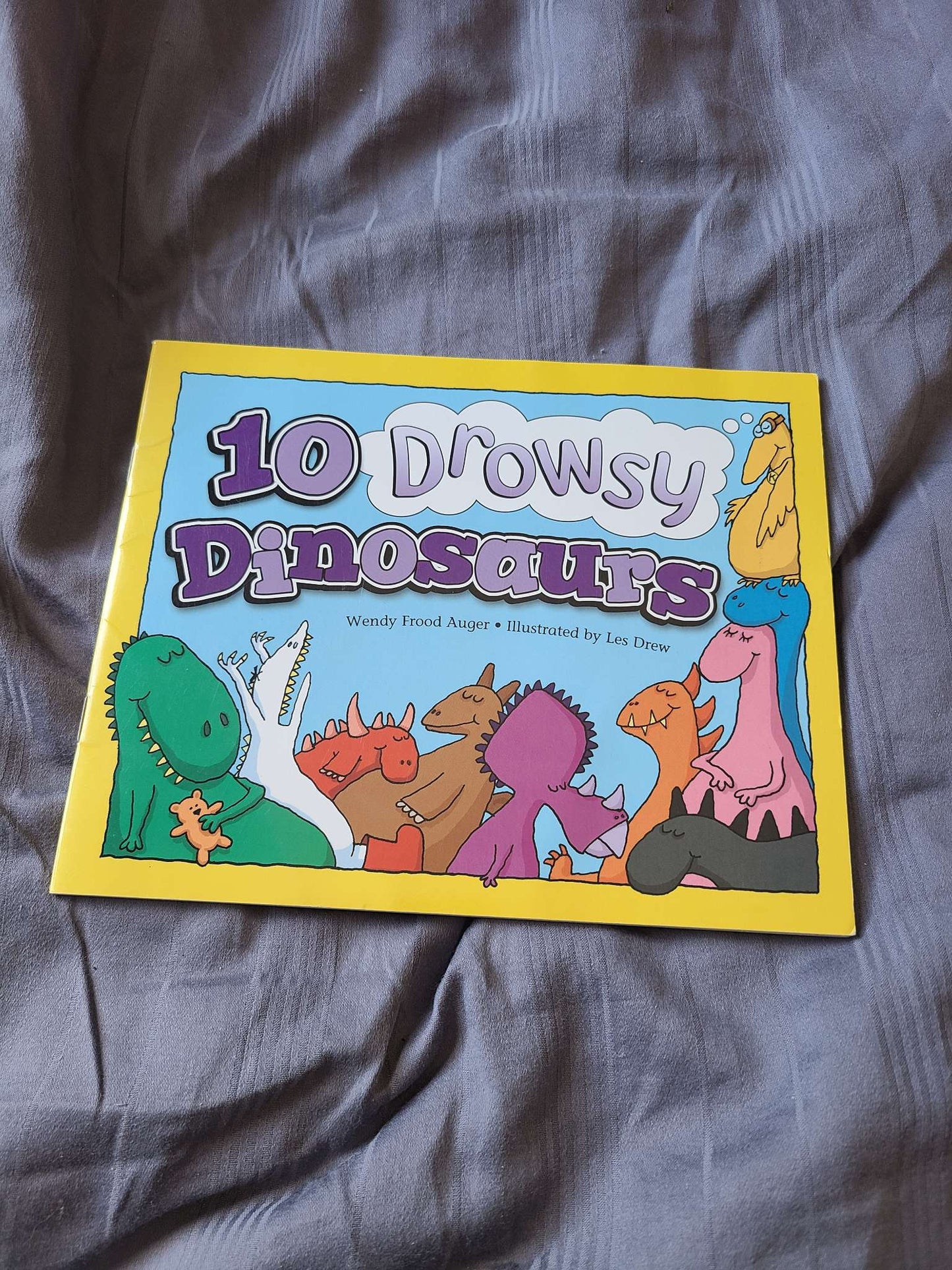 10 drowsy dinosaurs and 10 in the bed books