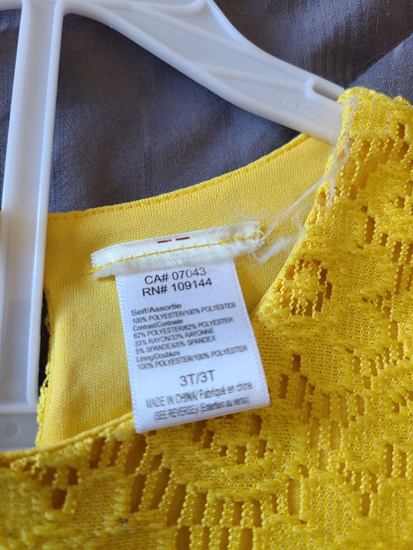 2T yellow dress, Kids 2T
