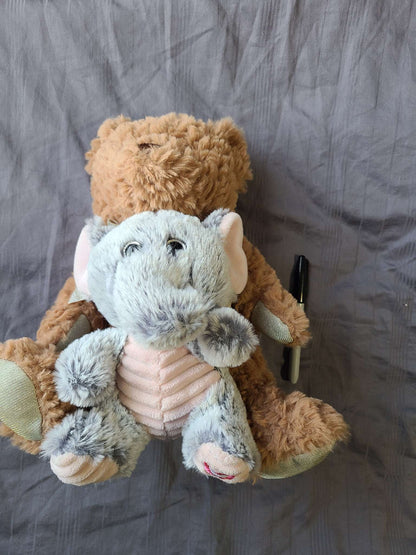 Bear and elephant stuffies