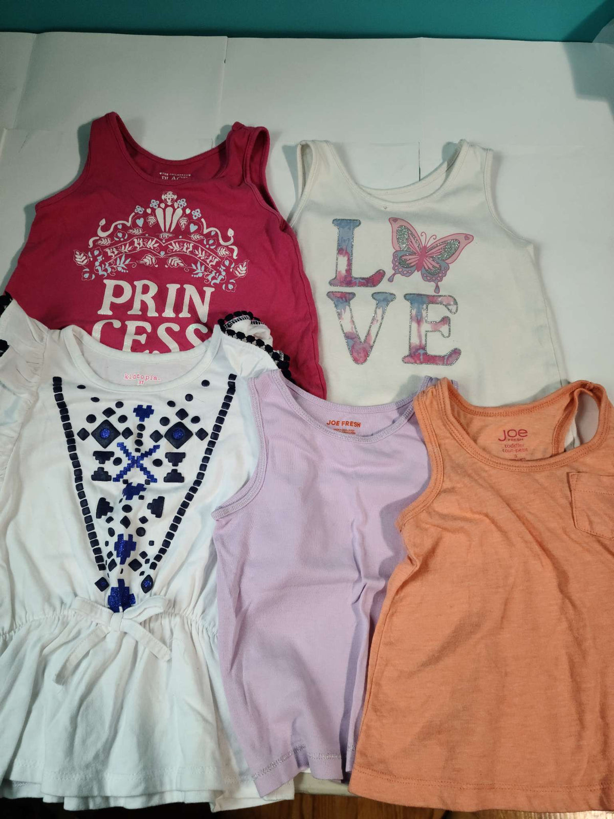 3T sleeveless shirts , Kids 3T